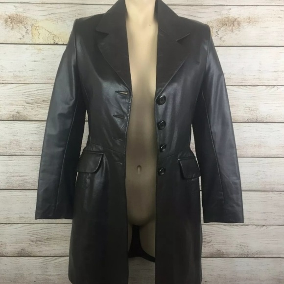 Mackage leather trench - Picture 3 of 10